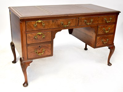 Lot 62 - A 20th century reproduction walnut and...