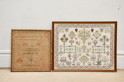 Lot 1311 - A 19th century sampler by Ann Shackleton aged...