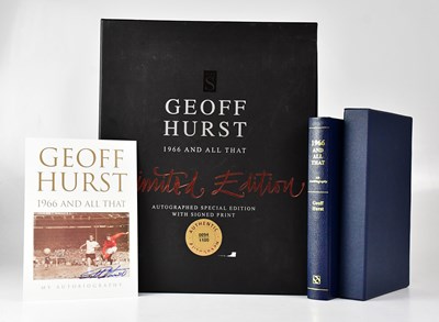 Lot 547 - GEOFF HURST; a limited edition boxed copy of...