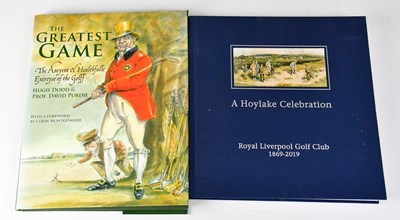 Lot 413 - A copy of 'A Hoylake Celebration', signed to...