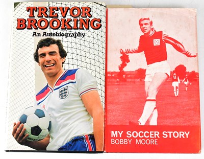 Lot 389 - BOBBY MOORE; 'My Soccer Story', signed,...