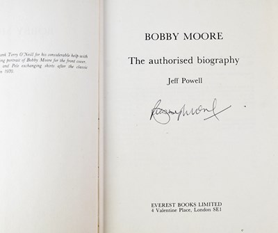Lot 387 - BOBBY CHARLTON; four signed books, comprising...