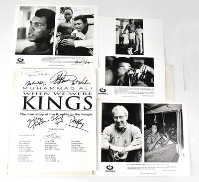 Lot 417 - MUHAMMAD ALI; a press pack for 'When We Were...