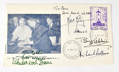 Lot 655 - SPACE EXPLORATION; a first day cover signed by...