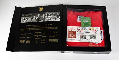 Lot 390 - BOBBY MOORE; a boxed 1966 50th Anniversary...