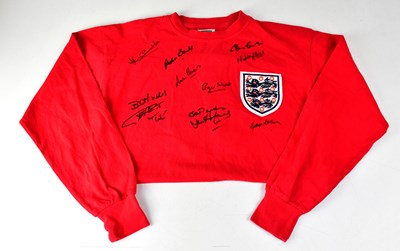 Lot 410 - WORLD CUP 1966; a replica football shirt...