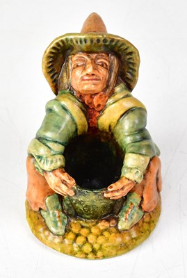 Lot 447 - PENDELFIN; a figure of a witch with cauldron,...