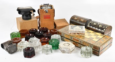 Lot 1291 - A collection of eighteen glass furniture...