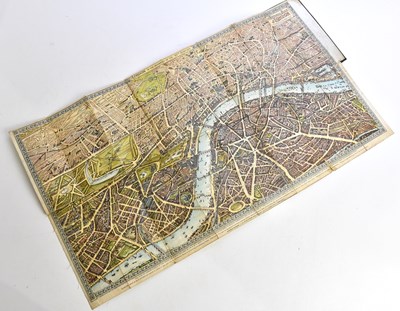 Lot 653 - A pictorial map of London in the beginning of...