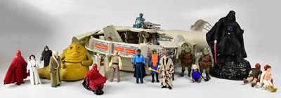 Lot 300 - STAR WARS; various plastic figures and a...