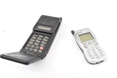 Lot 376 - Two vintage mobile phones comprising a...