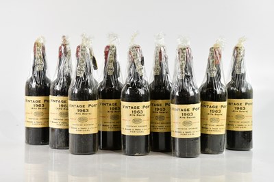 Lot 782 - PORT; twelve bottles of Borges Oporto 1963...