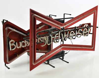 Lot 369 - BUDWEISER; two Budweiser neon signs, largest...