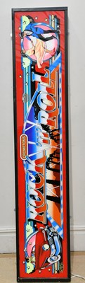 Lot 1250 - CROMPTONS; a retro style arcade sign, 37 x 185cm.