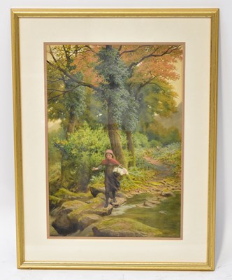 Lot 675 - JAMES BARNES (19th century); watercolour, a...