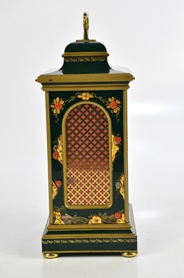 Lot 326 - KNIGHT & GIBBINS, LONDON; a green lacquered...