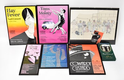 Lot 320 - NOEL COWARD; five framed theatre posters,...