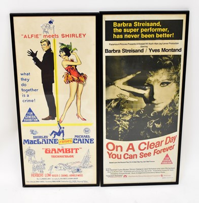 Lot 295 - Two film posters, 'Gambit' starring Shirley...