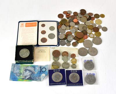 Lot 742 - A collection of UK and world coinage, to...