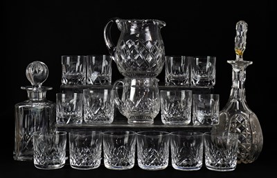 Lot 531 - A set of eight crystal tumblers, a set of six...