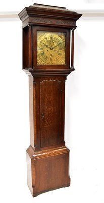 Lot 154 - S. WHALLEY, MANCHESTER; a Georgian oak cased...