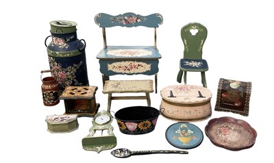 Lot 288 - A collection of fourteen pieces of Dutch style...