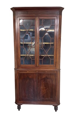 Lot 50 - A large 19th century mahogany freestanding...