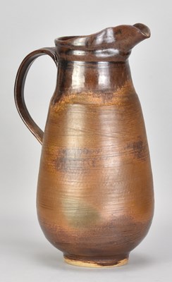 Lot 4 - ABDO NAGI (1941-2001); a tall stoneware jug...