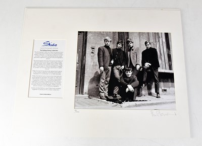 Lot 242 - THE ROLLING STONES; a black and white...