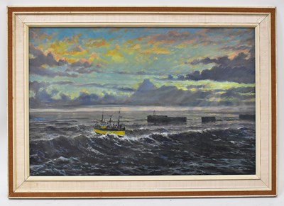 Lot 586 - GRAHAM COTON (1926-2003); oil on board 'Part 5...