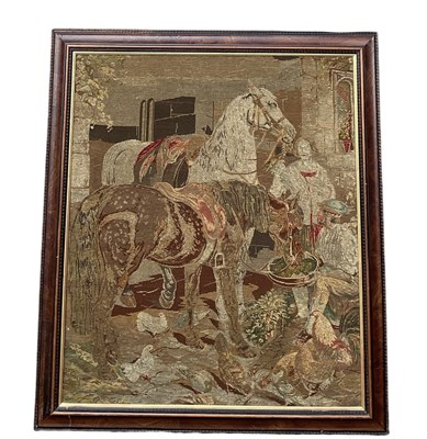 Lot 226 - A large late 19th/early 20th century tapestry,...