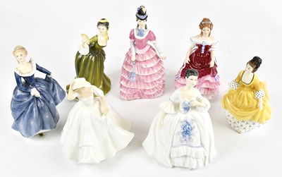 Lot 492 - ROYAL DOULTON; seven figures to include Diane...