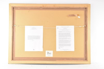 Lot 177 - FACSIMILE EDITIONS; a framed Torah scroll...