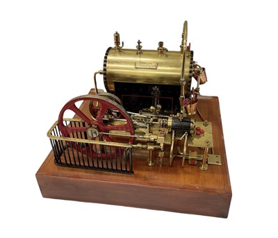 Lot 261 - J COLLISS OF LONDON; a stationary steam engine...