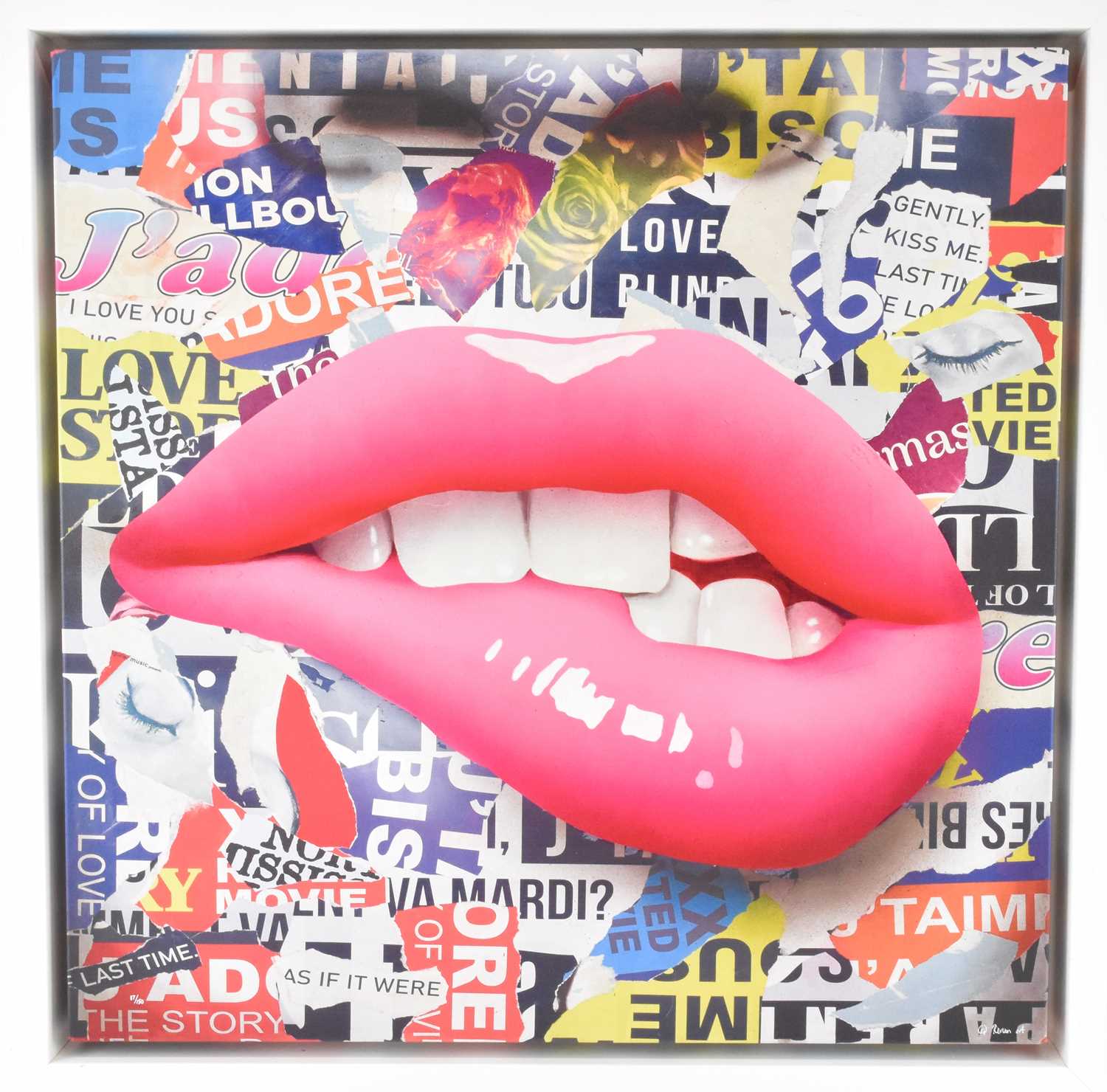 Lot 217 - RERUN; a hand embellished limited edition...