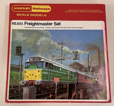 Lot 189 - HORNBY; a RS651 Freightmaster set, including...