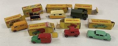 Lot 170 - DINKY; six boxed Dinky model vehicles to...