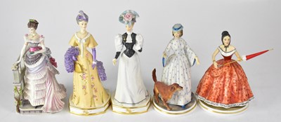 Lot 455 - ROYAL WORCESTER; five figures from the...