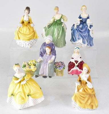 Lot 473 - ROYAL DOULTON; seven figures comprising...