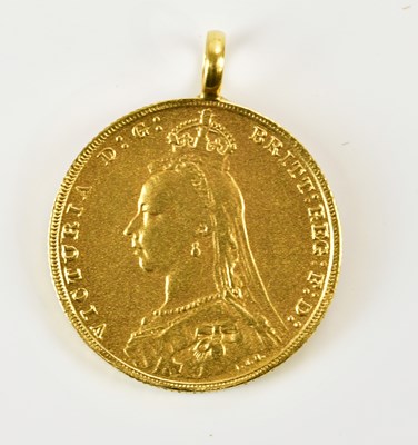 Lot 664 - A Victorian full sovereign, Jubilee head, 1891,...