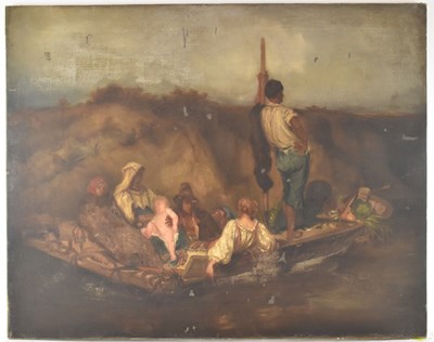 Lot 182 - AFTER ERNEST HÉBERT (French, 1817-1908); oil...