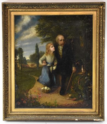 Lot 295 - 19TH CENTURY ENGLISH SCHOOL; an oil on canvas...