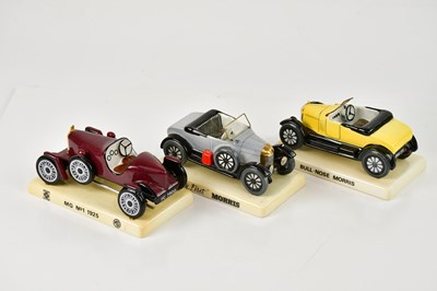 Lot 89 - CARLTON WARE; three advertising models of cars...