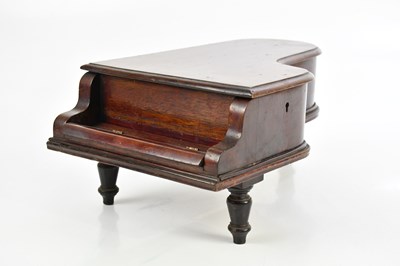 Lot 1231 - A Victorian mahogany jewellery casket modelled...