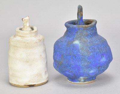 Lot 75 - ASHLEY HOWARD (born 1963); a stoneware jar and...