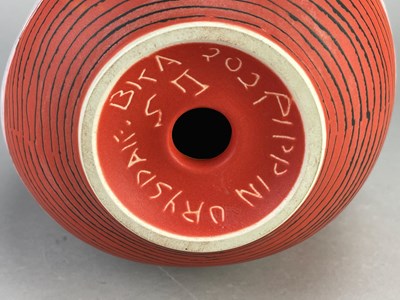 Lot 610 - PIPPIN DRYSDALE (born 1943); a porcelain...