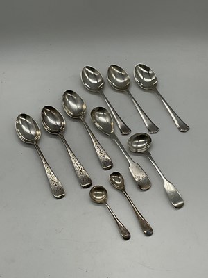 Lot 564 - A set of three George V hallmarked silver...