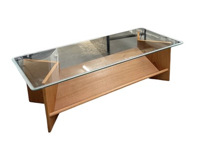 Lot 59 - G PLAN; a mid century teak rectangular coffee...