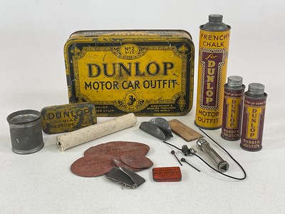 Lot 32 - DUNLOP; a No. 2 Motor Car Outfit, in original...