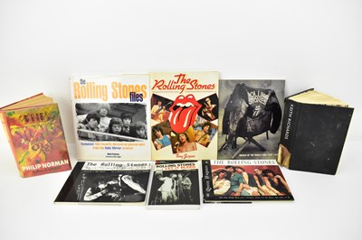 Lot 494 - THE ROLLING STONES; eight books comprising...